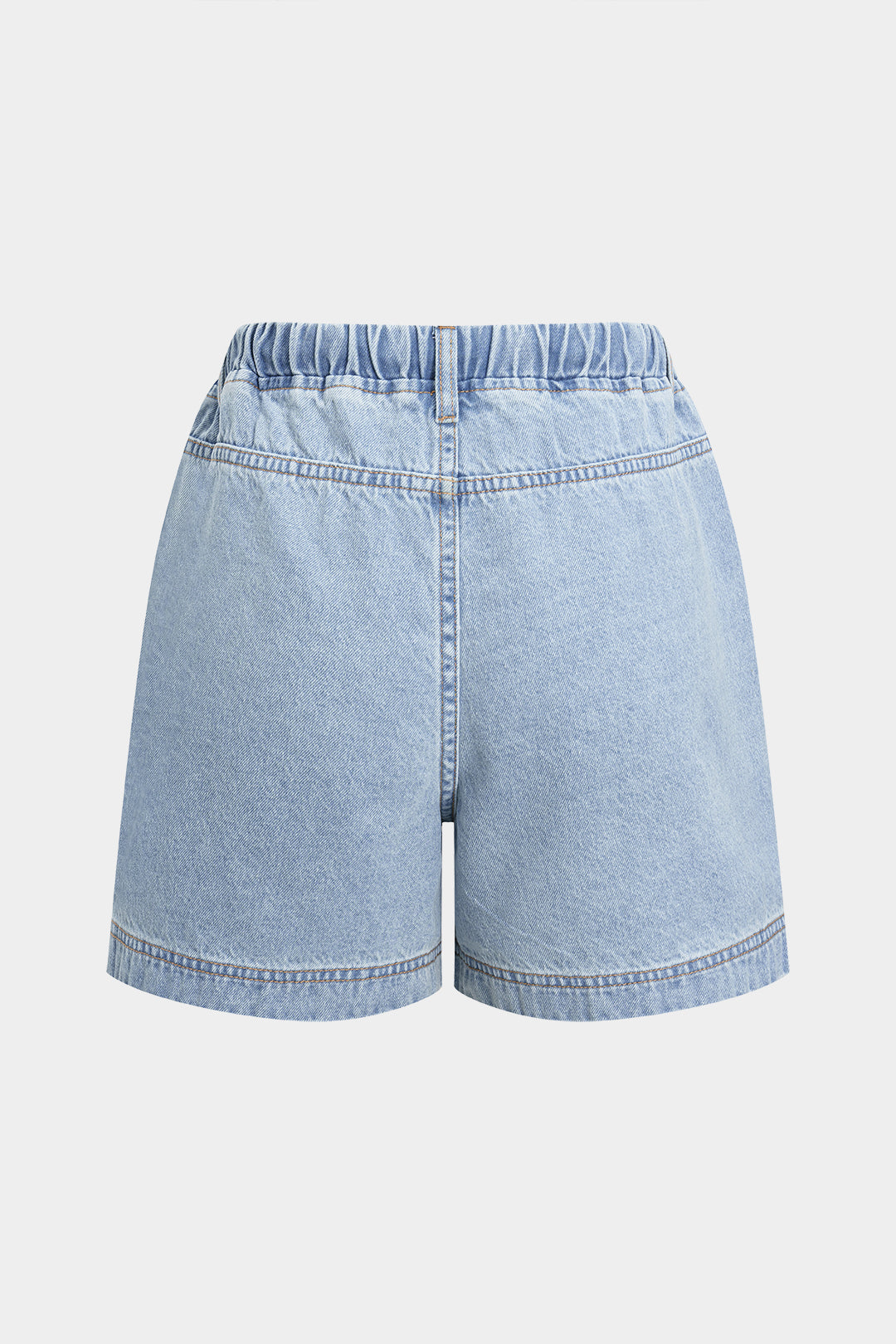 Denim set met tanktop en short