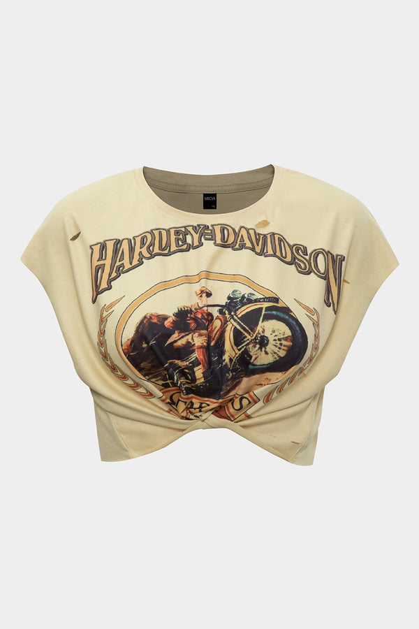 Aurora - T-shirt met ronde hals