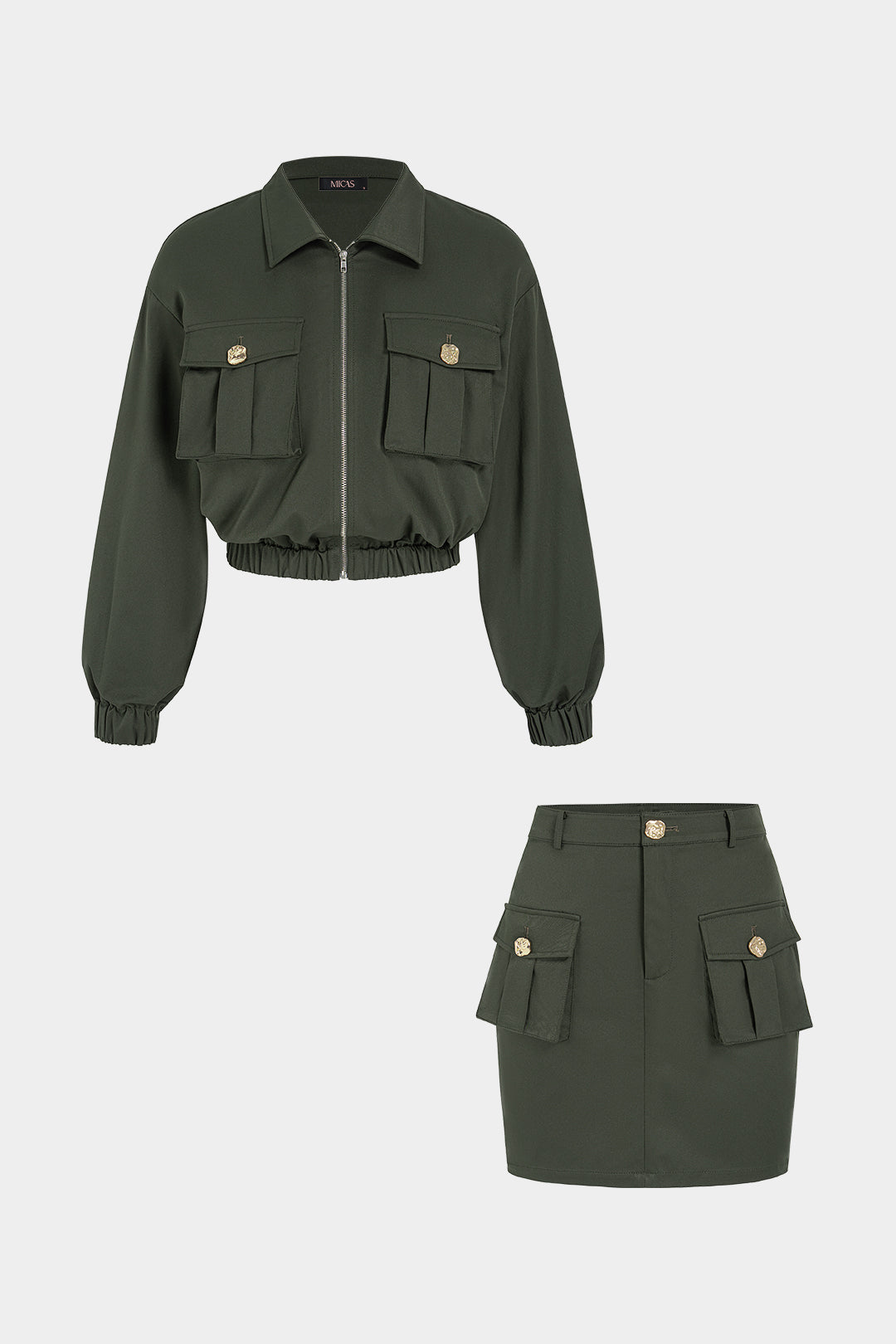 Set met jasje en minirok