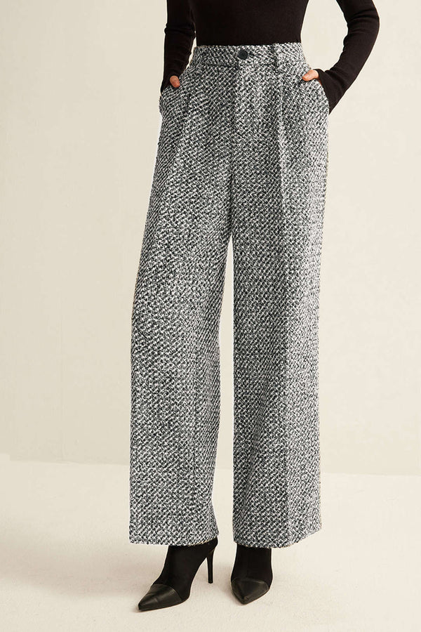 Bo - Pantalon met wijde pijpen