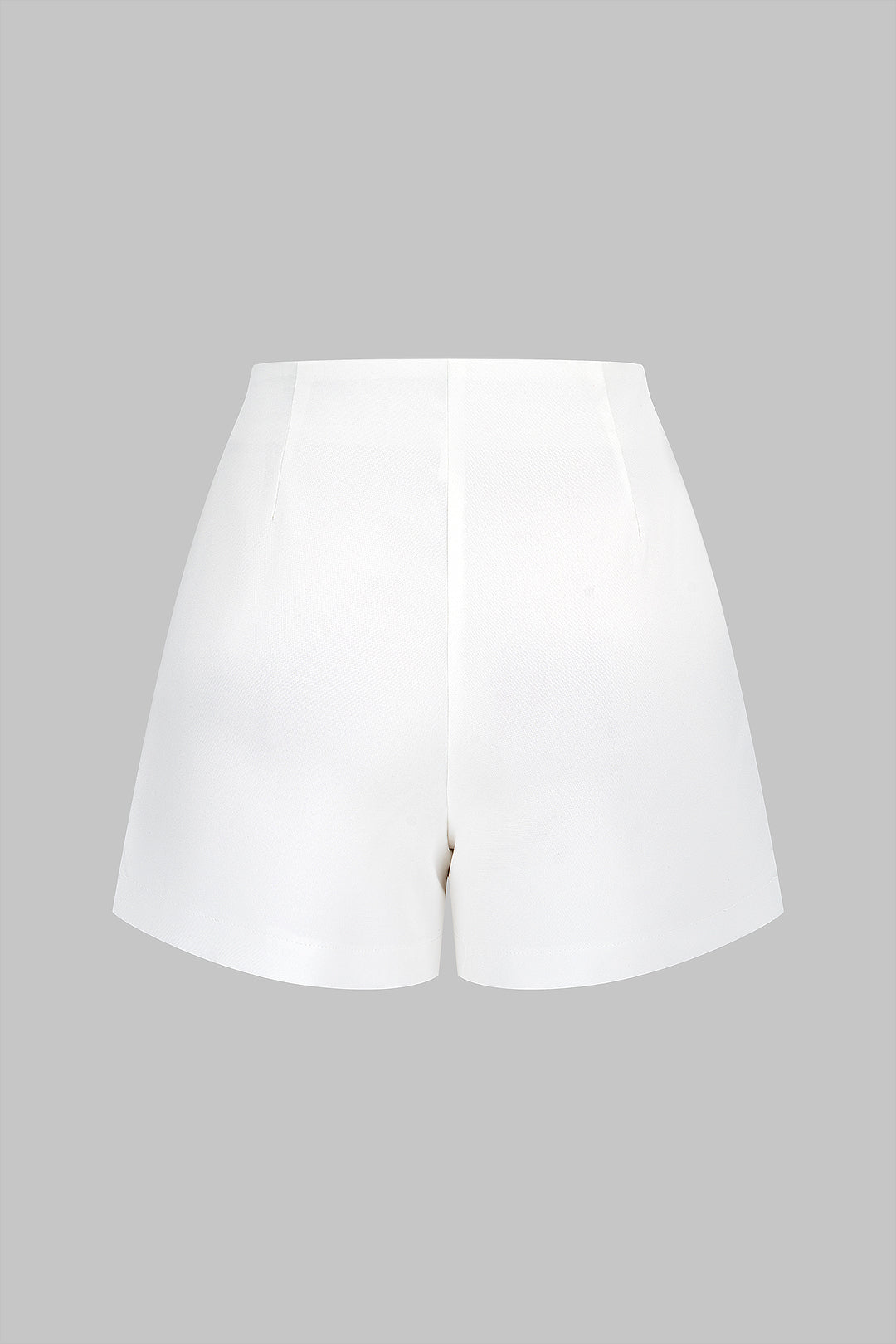 Metallic asymmetrische skort met wikkelmodel
