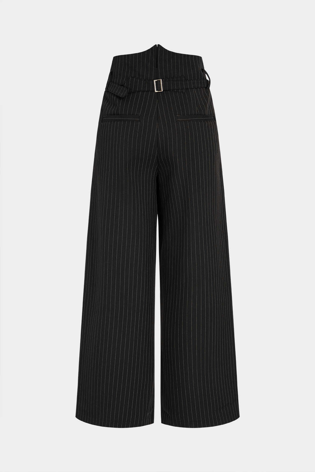 Broek met rechte pijp en wijde pijpen