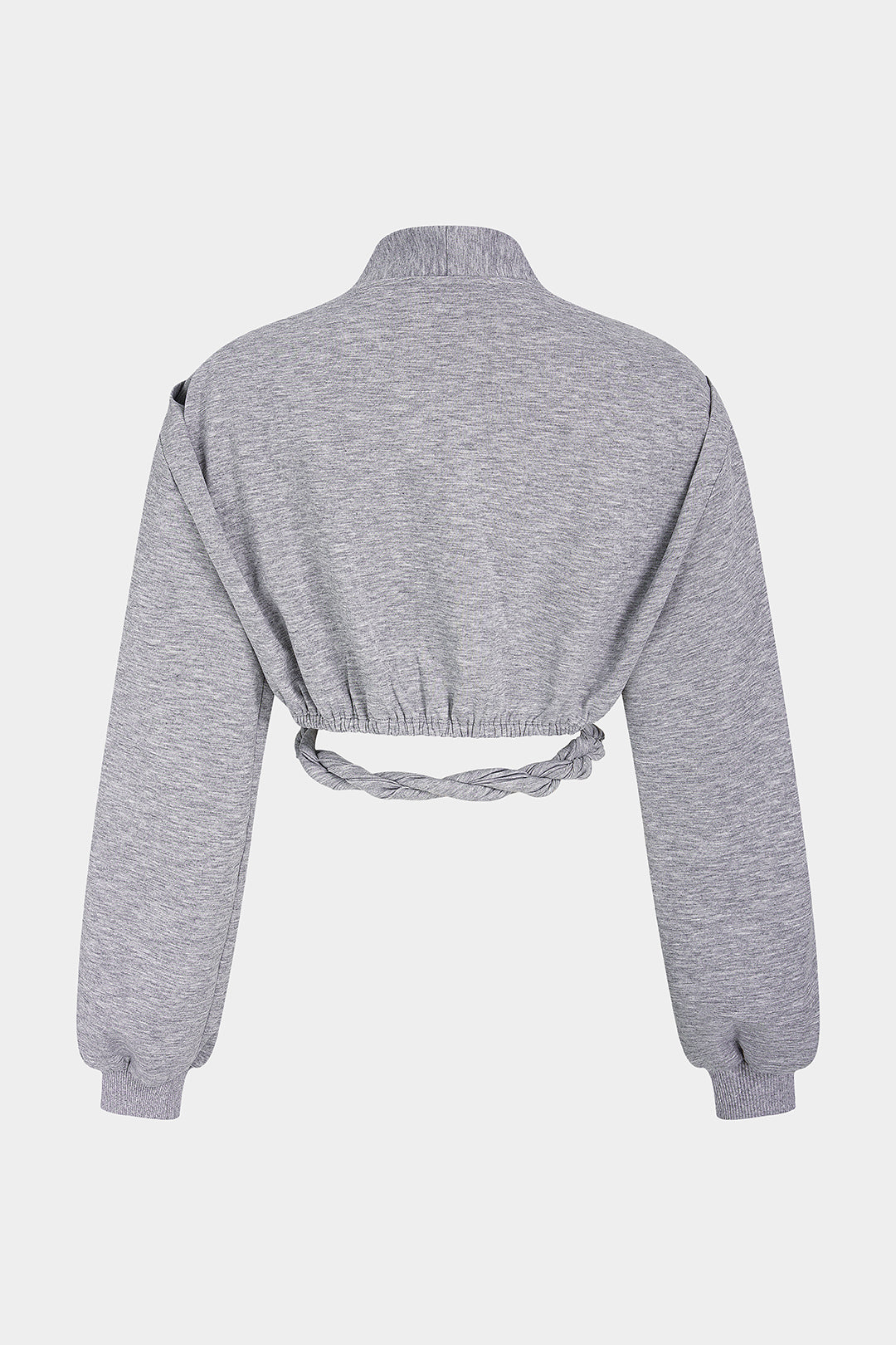 Sweater met V-hals, gedraaid detail en knoopdetail