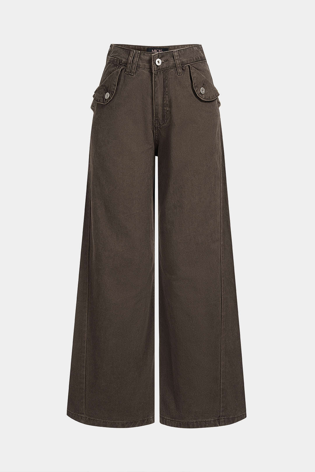 Esmee - Jeans met wijde pijpen en zakken