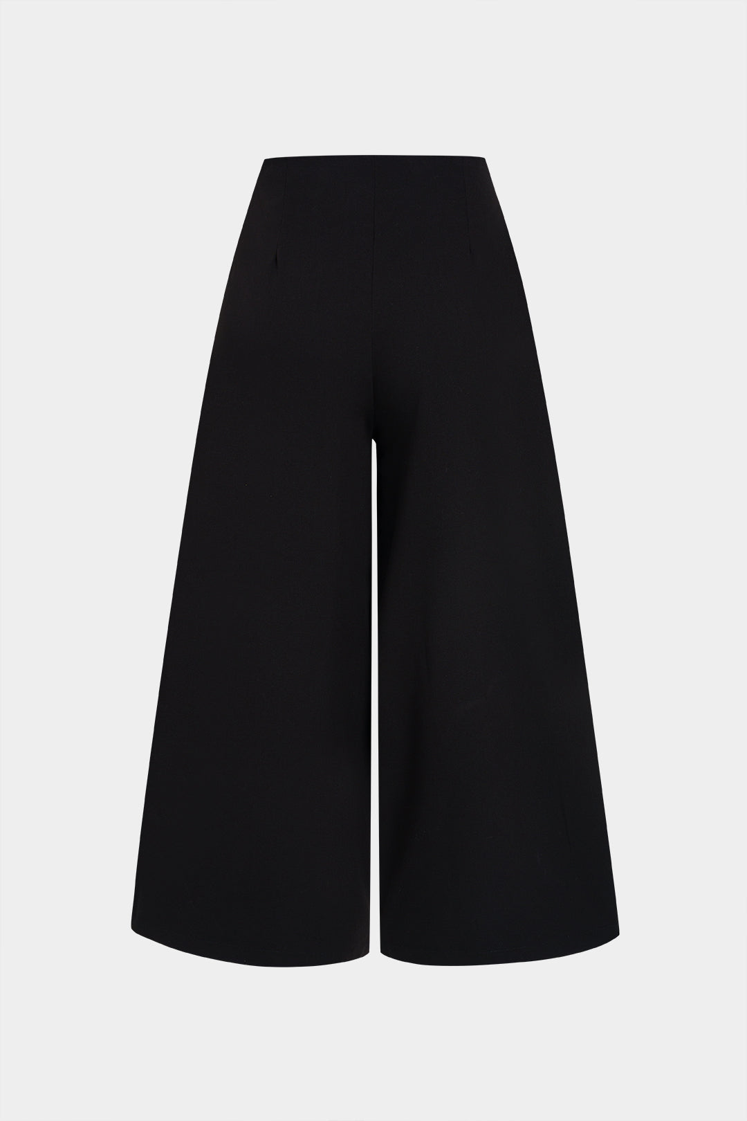 Metallic broek met knoopjes en rechte pijp