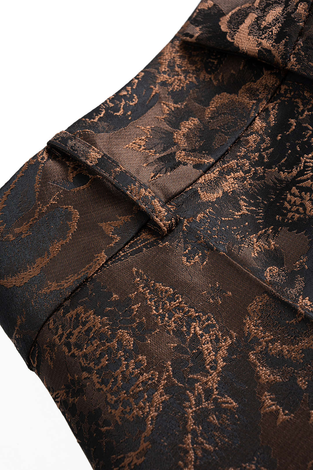 Aurora - Jacquard short met wijde pijpen