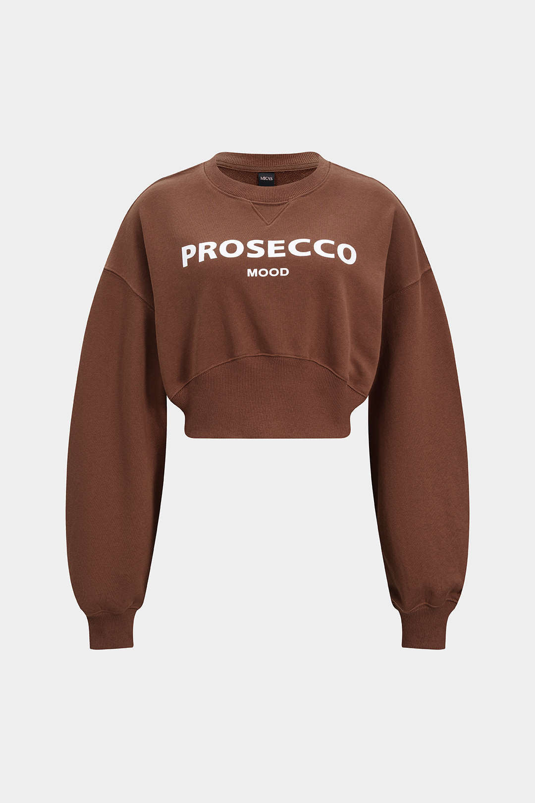 Roos - Sweater met ronde hals en lange mouwen