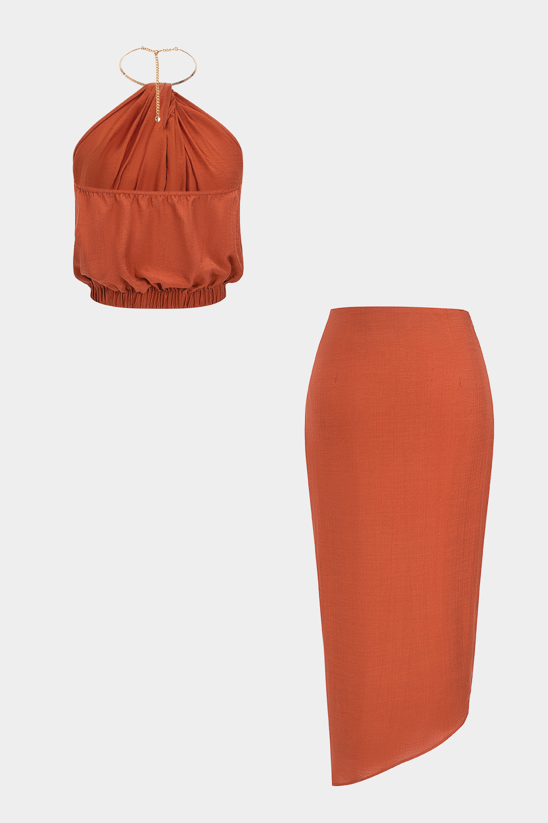 Esmee - Metallic set met top en rok