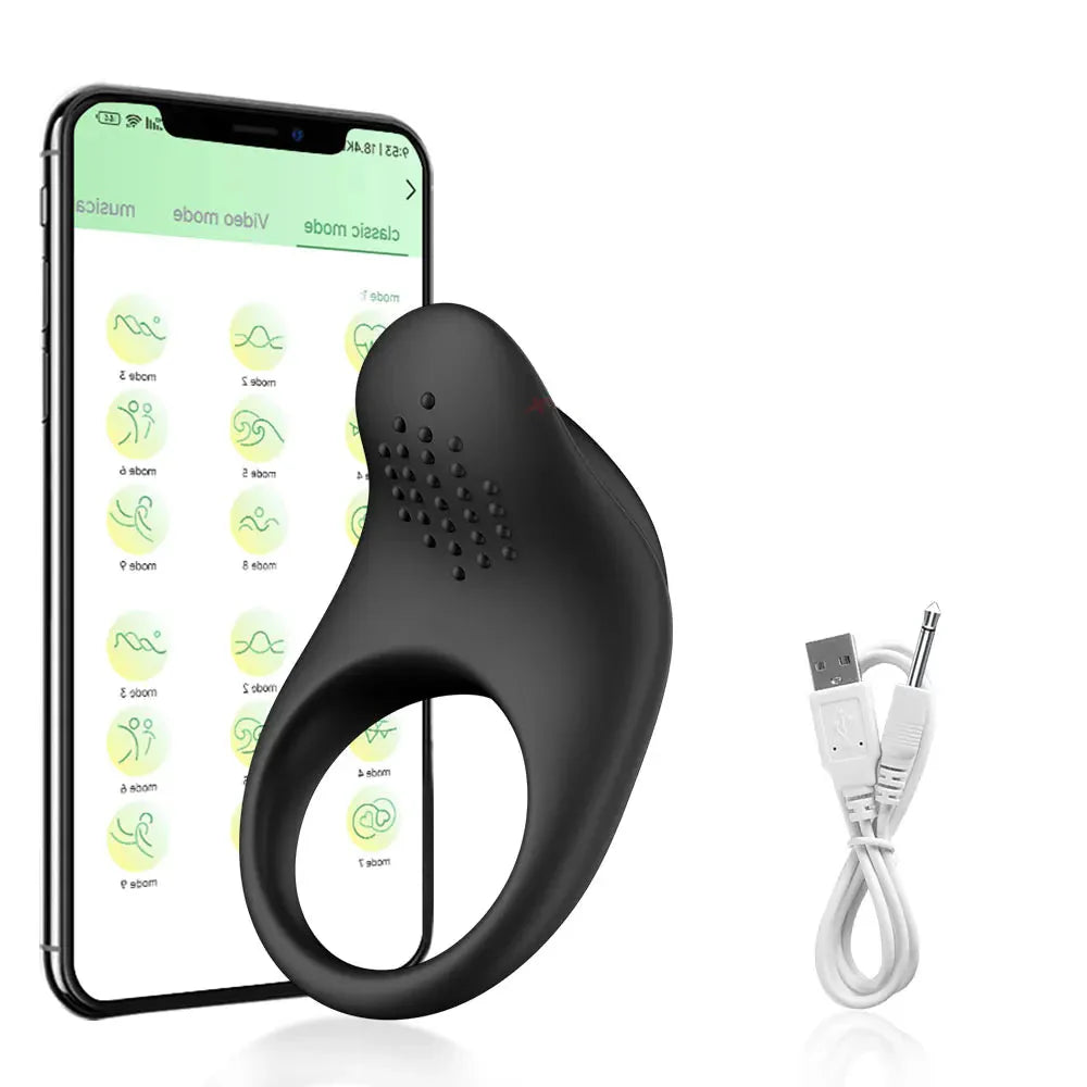 App-Bestuurbare Vibrerende Penisring®