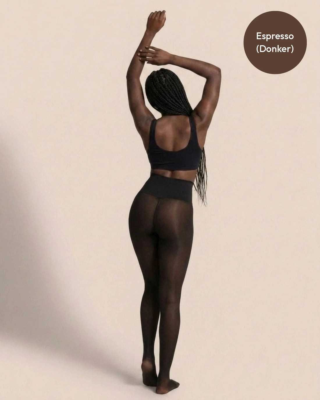 Illusie Panty met Warme Fleecevoering