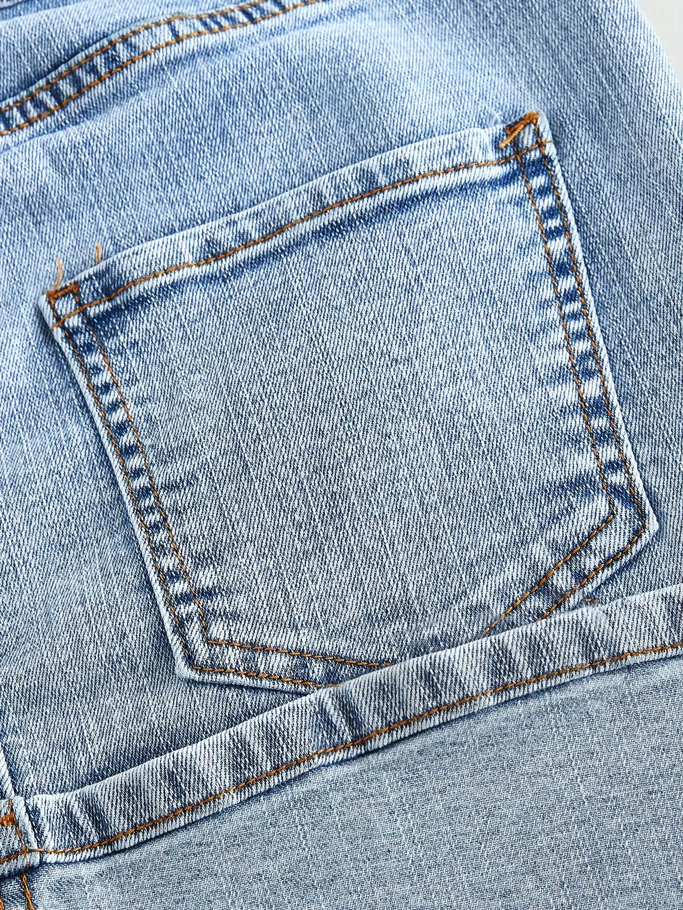 Denim rok met zakken