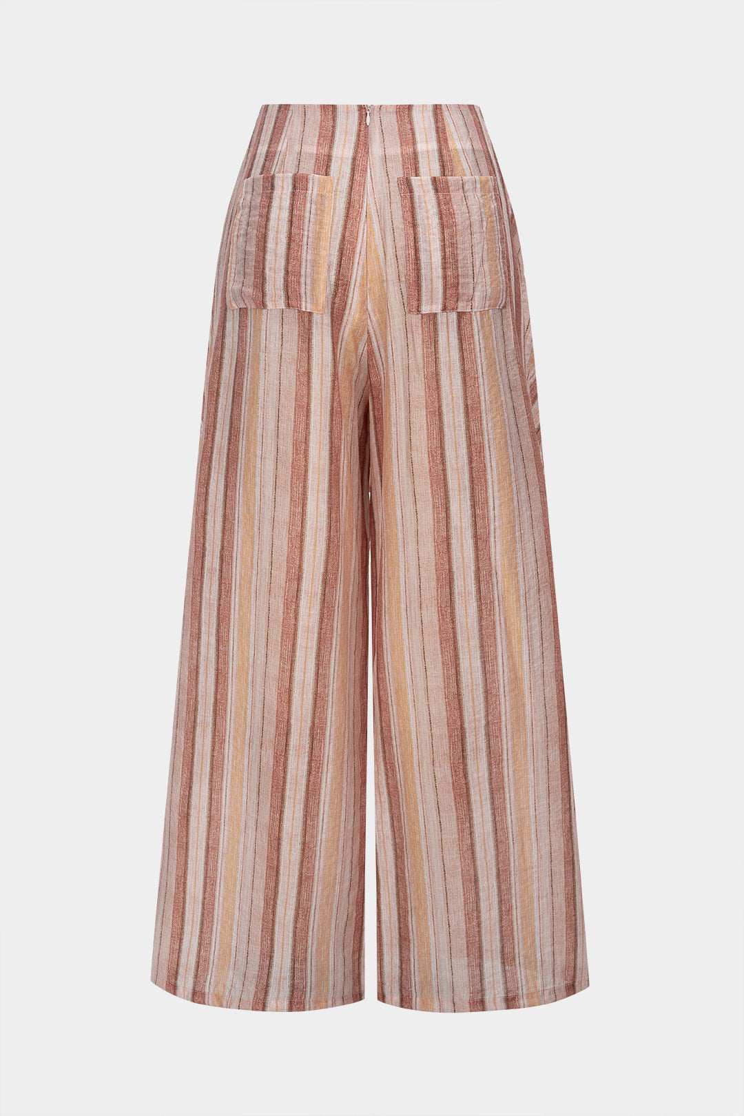 Noa - Gestreepte broek met wijde pijpen