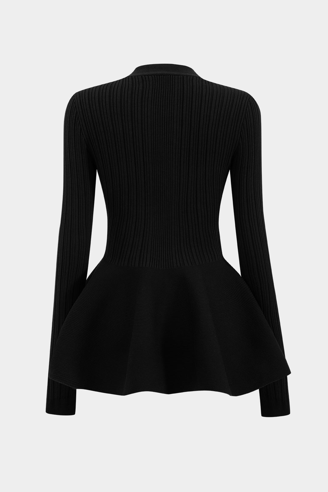 Effen vest met V-hals