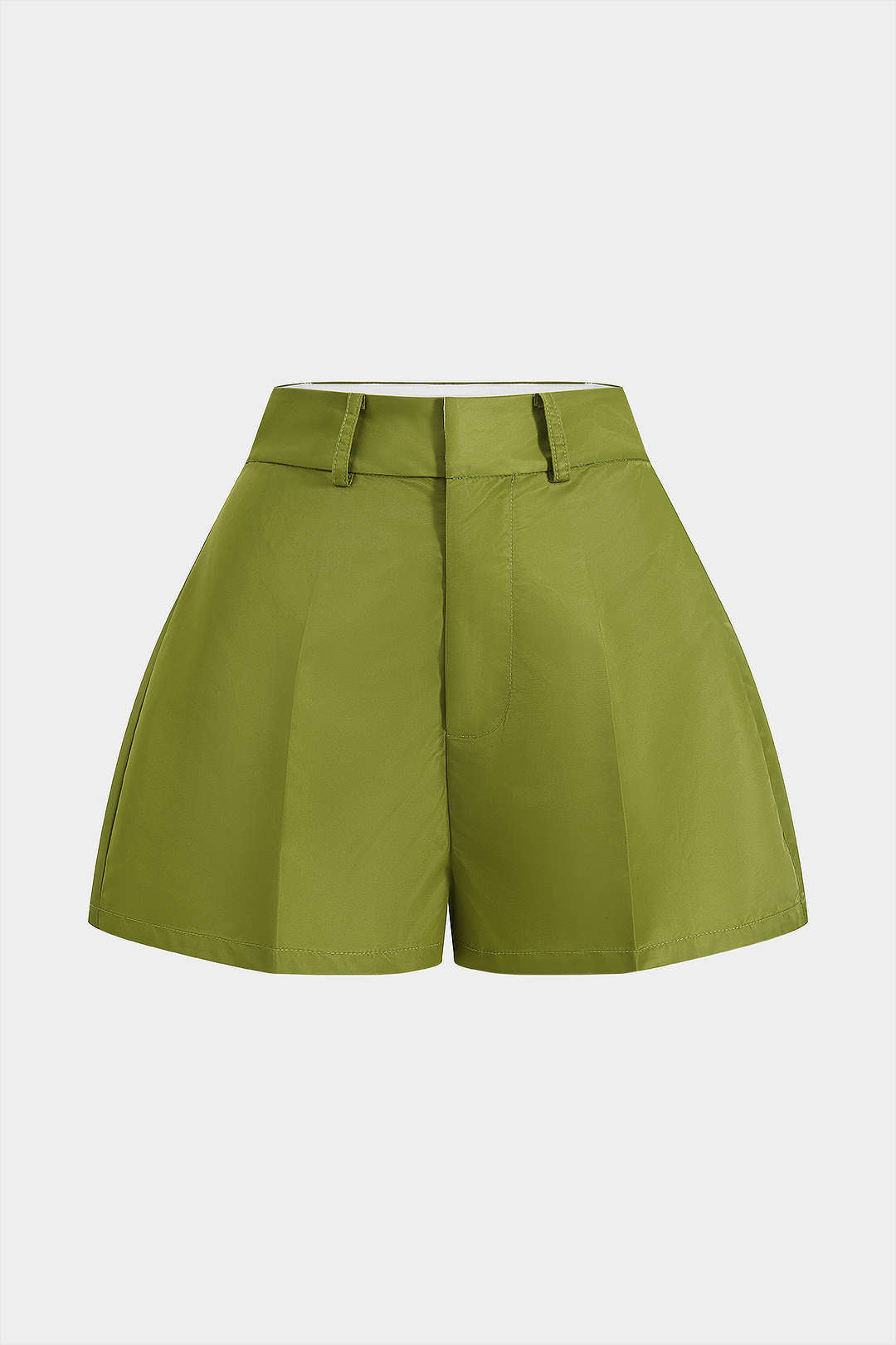Short met hoge taille en ruches