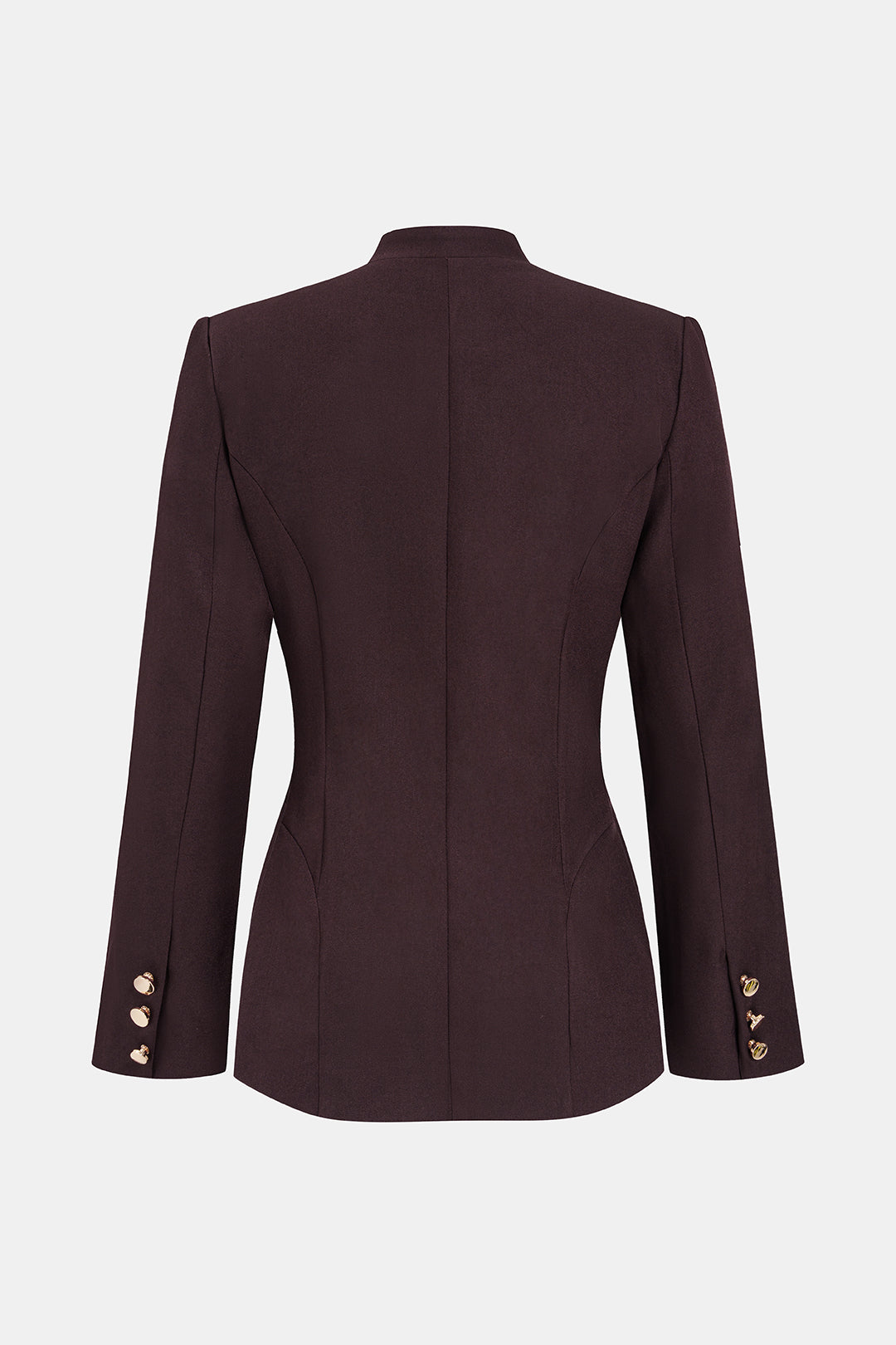 Romy - Asymmetrische blazer met knoopjes