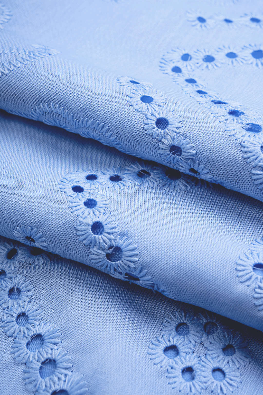 Uma - Broek met opengewerkt detail en wijde pijpen