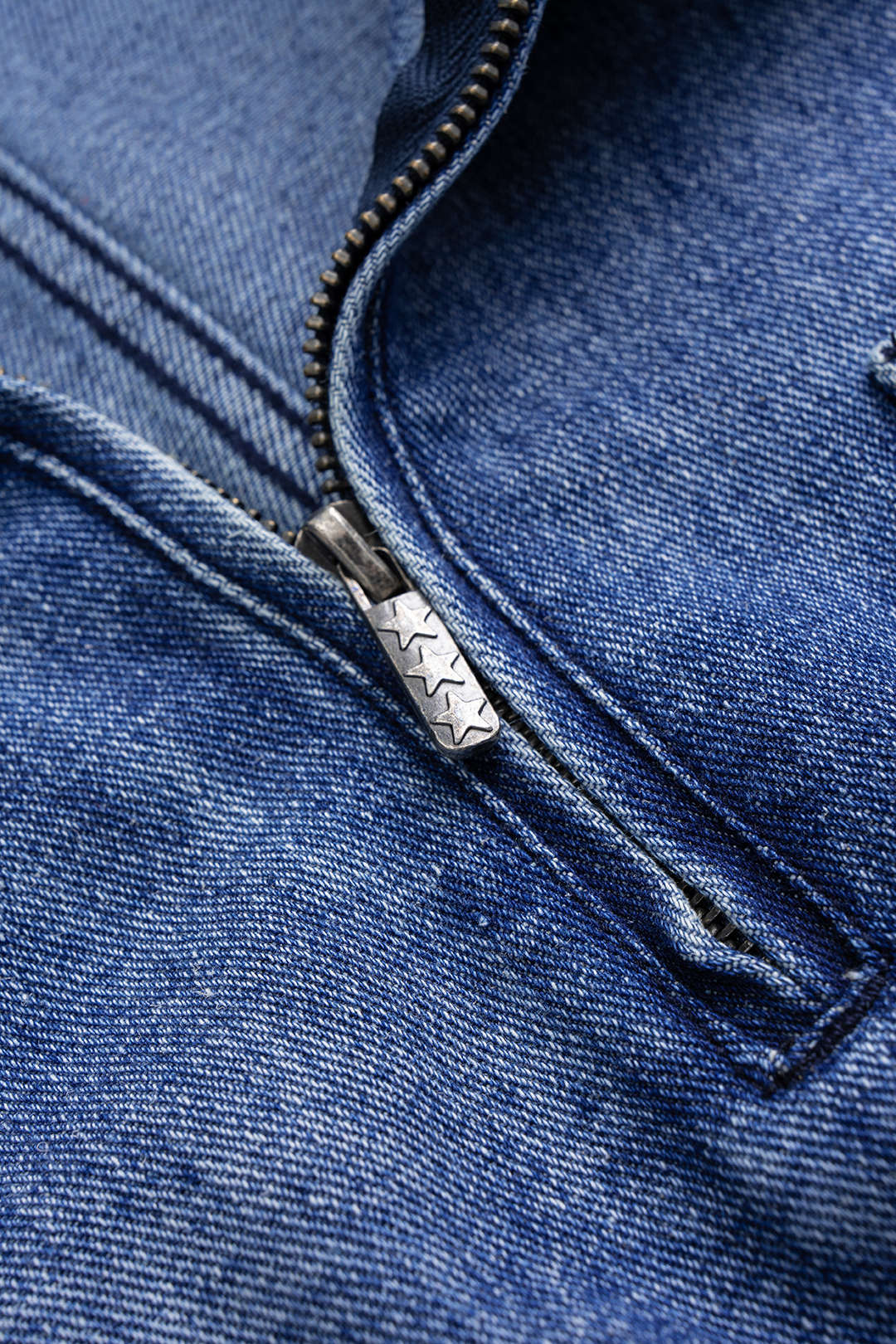 Noor - Denim minijurk met lange mouwen