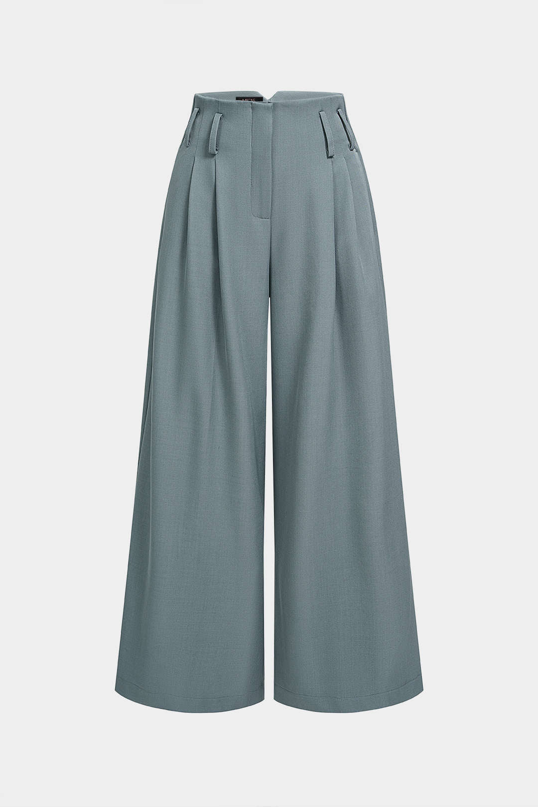 Broek met knoopjes en rechte pijp