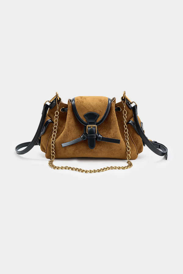 Suède patchwork tas