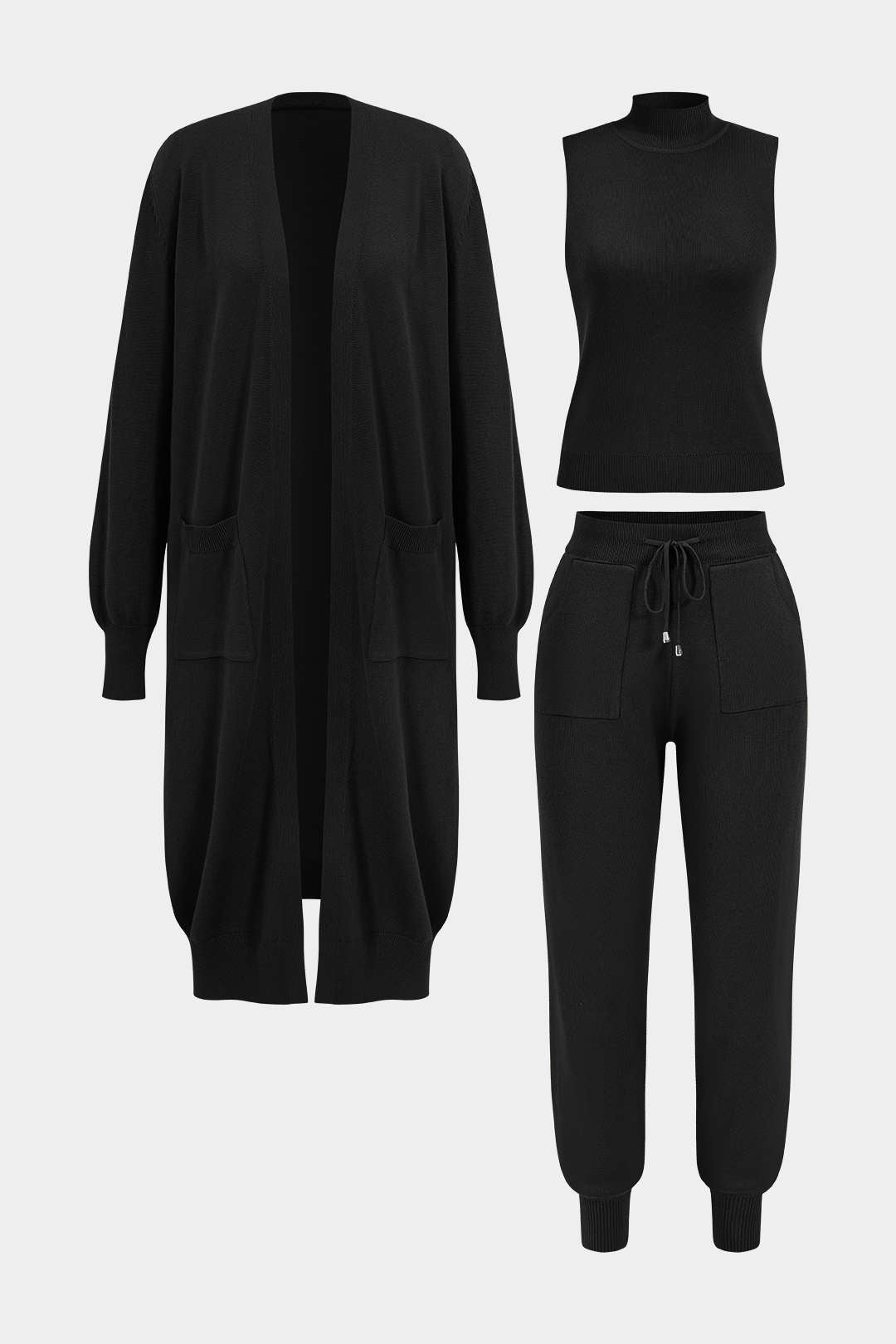 Broek met zakken en trekkoord