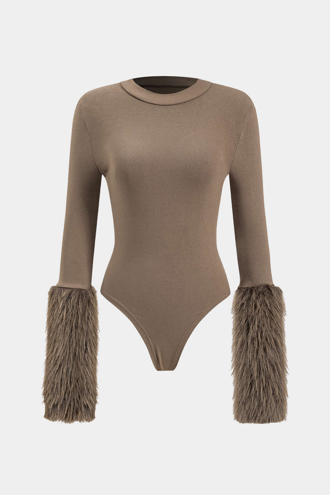 Patchwork body met lange mouwen