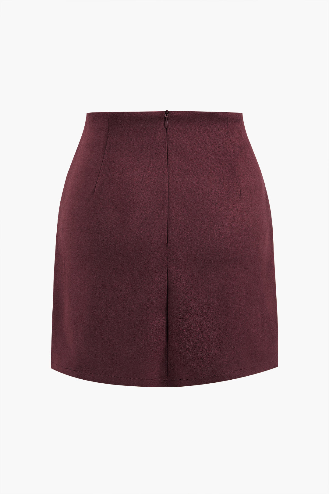 Linnen patchwork rok met knoopjes
