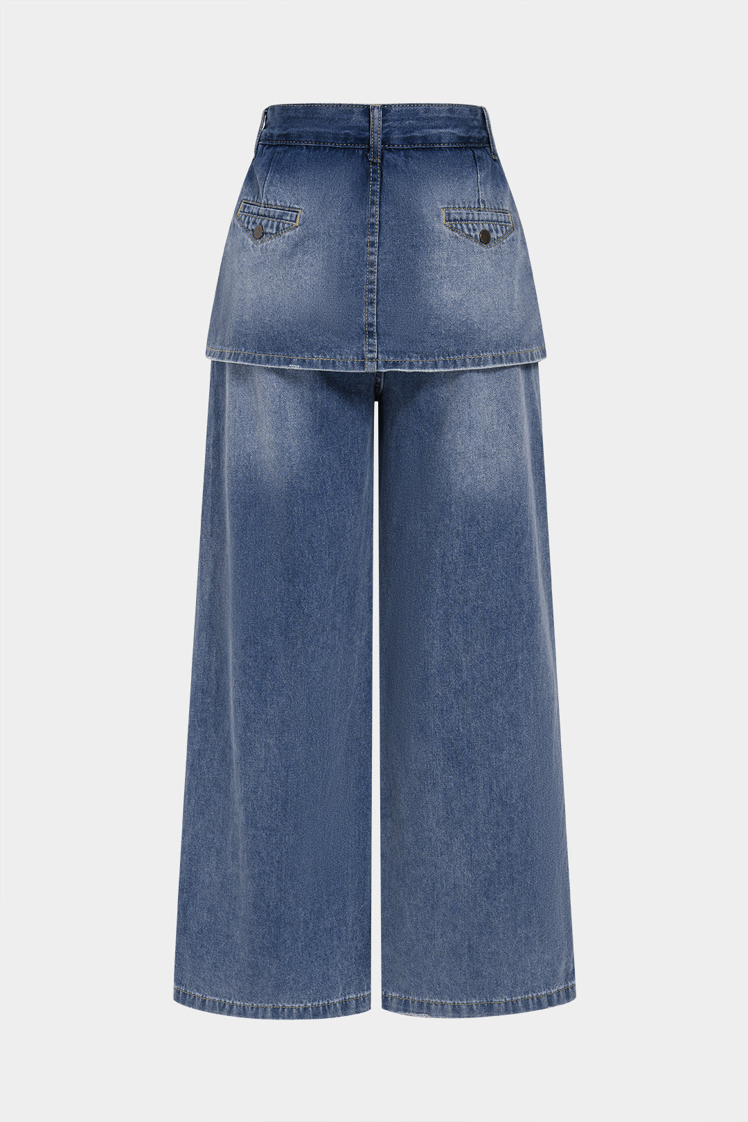 Vesna - Jeans met hoge taille en wijde pijpen