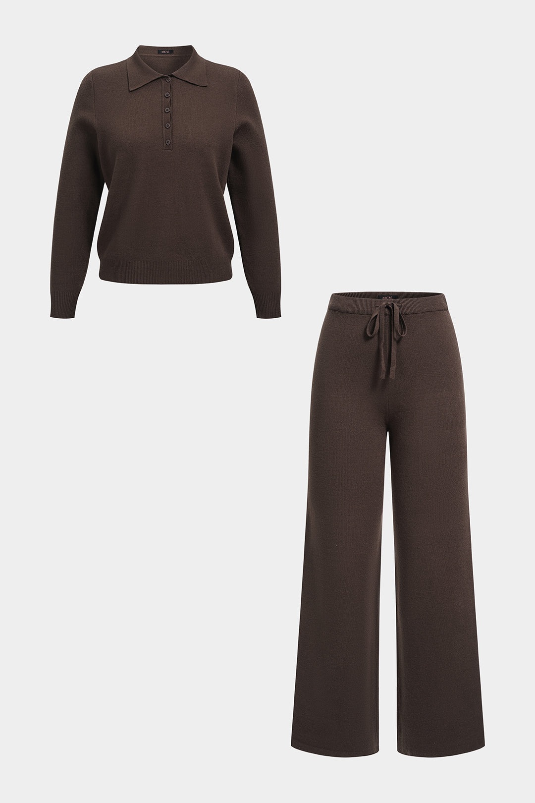 Pien - Gebreide set met top en broek