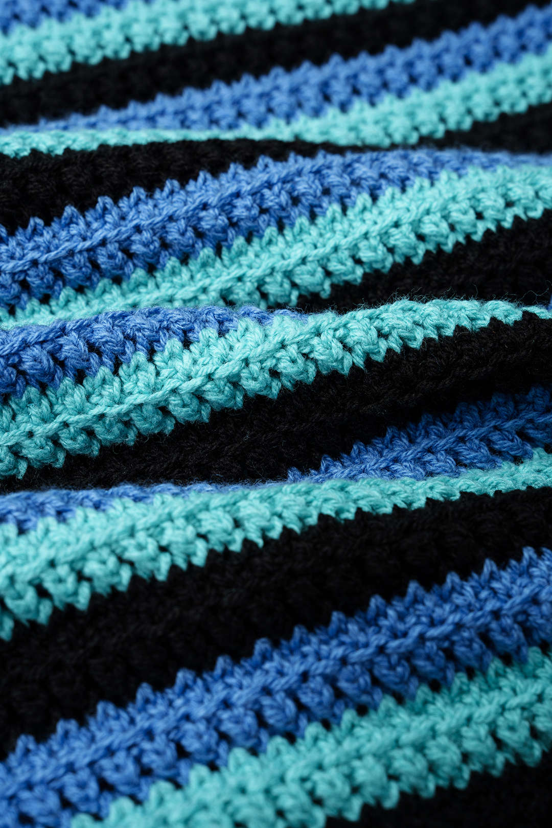 Gebreide gestreepte tanktop met franjes
