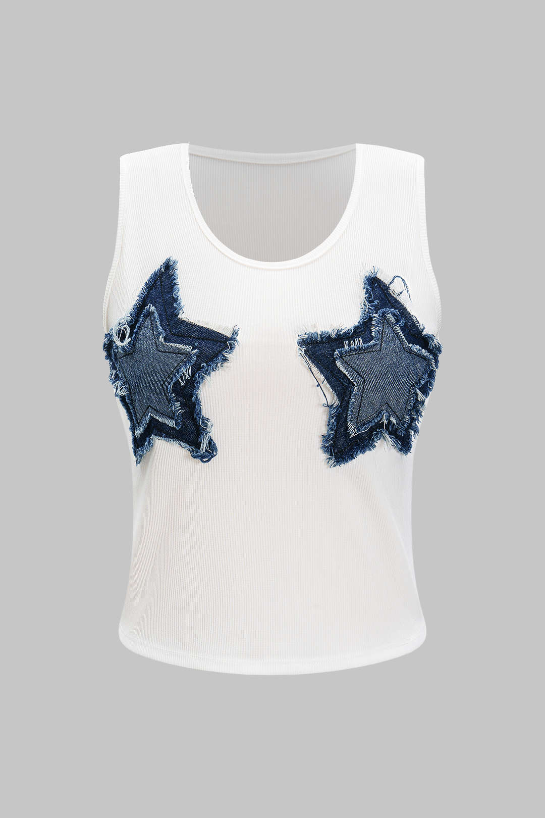 Denim patchwork tanktop