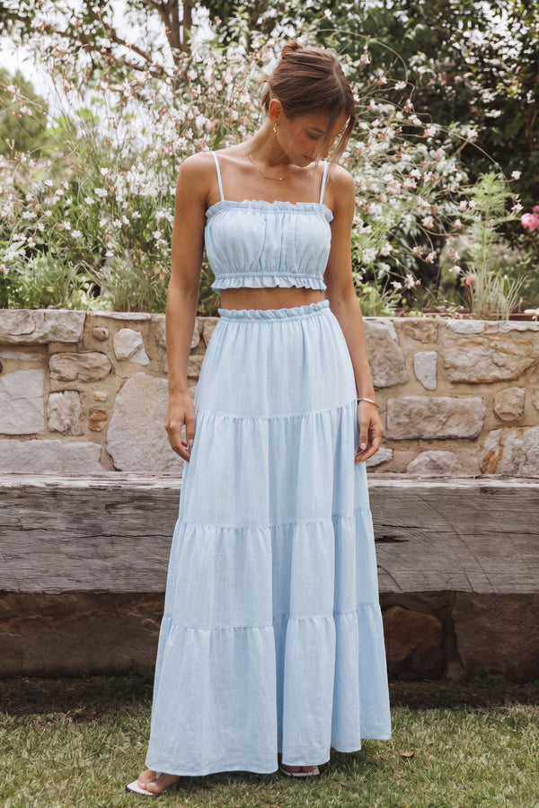 Floor - Effen set met top en rok