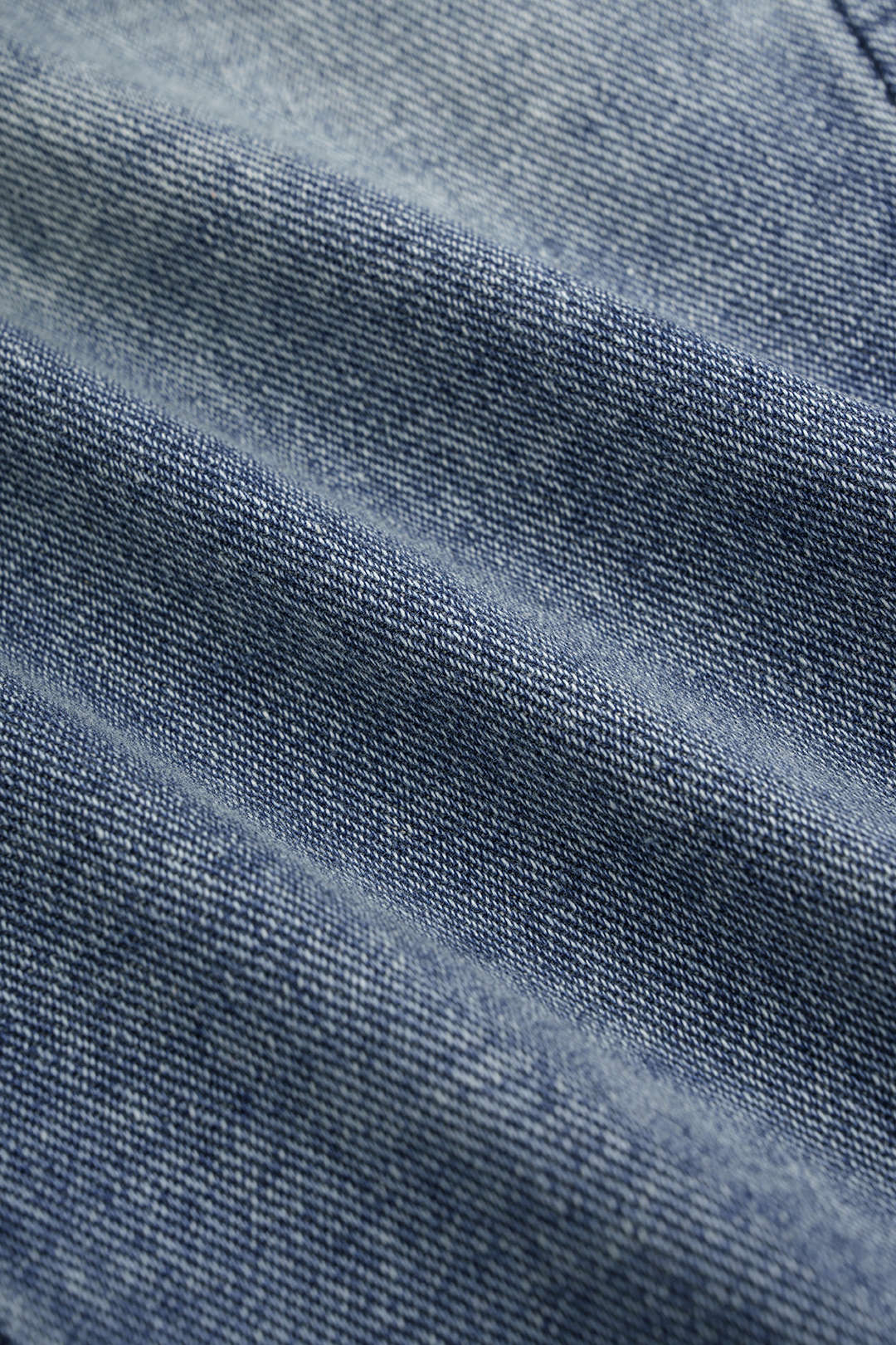 Denim patchwork jasje met strik