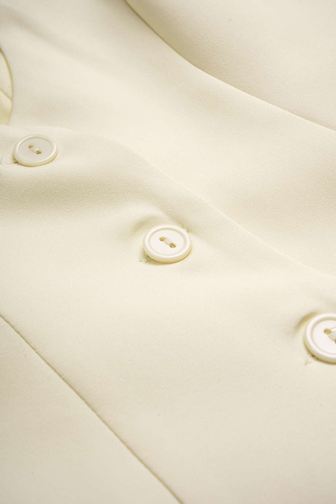 Blazer met V-hals en knoopjes