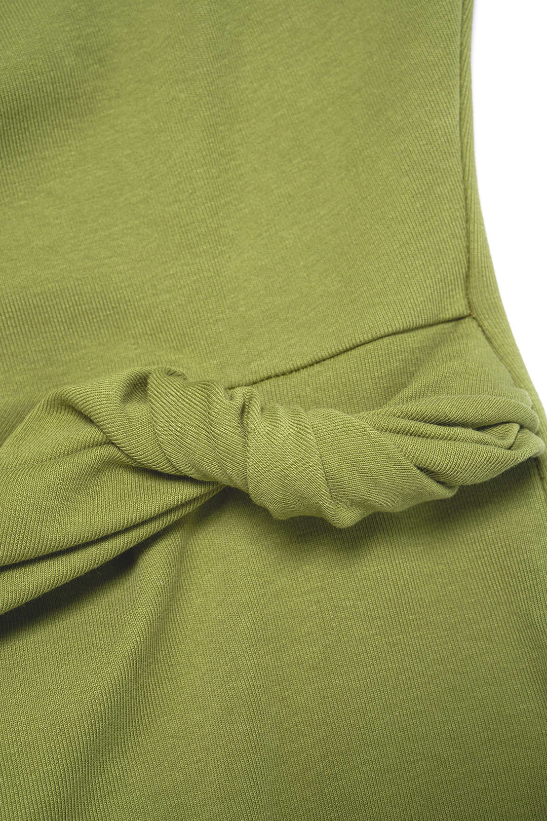 Selin - Asymmetrische minijurk met gedraaid detail en knoopdetail