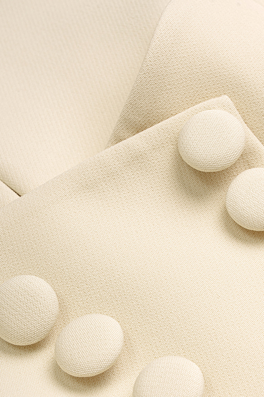 Effen gilet met V-hals en knoopjes