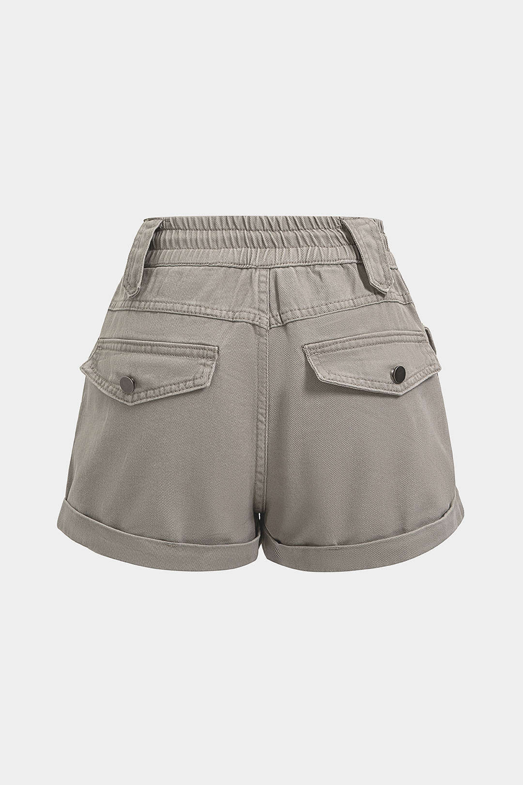 Short met strik, hoge taille en zakken