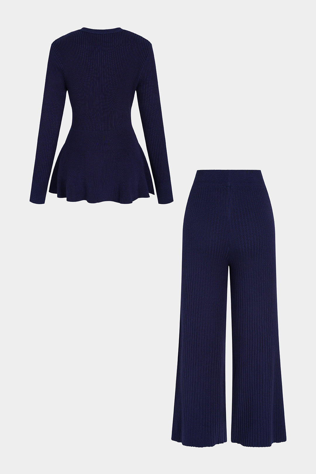 Merel - Gebreide set met top en broek