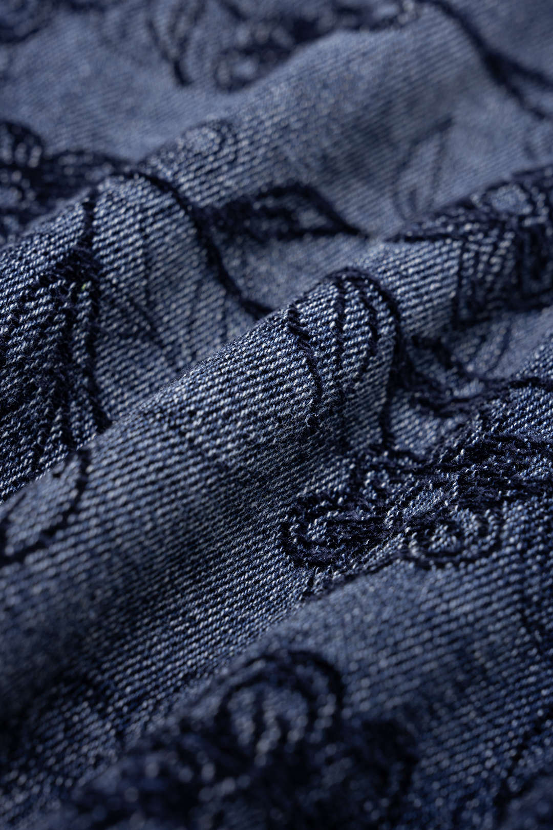 Bloemenprint jeans met rits en ballonmodel