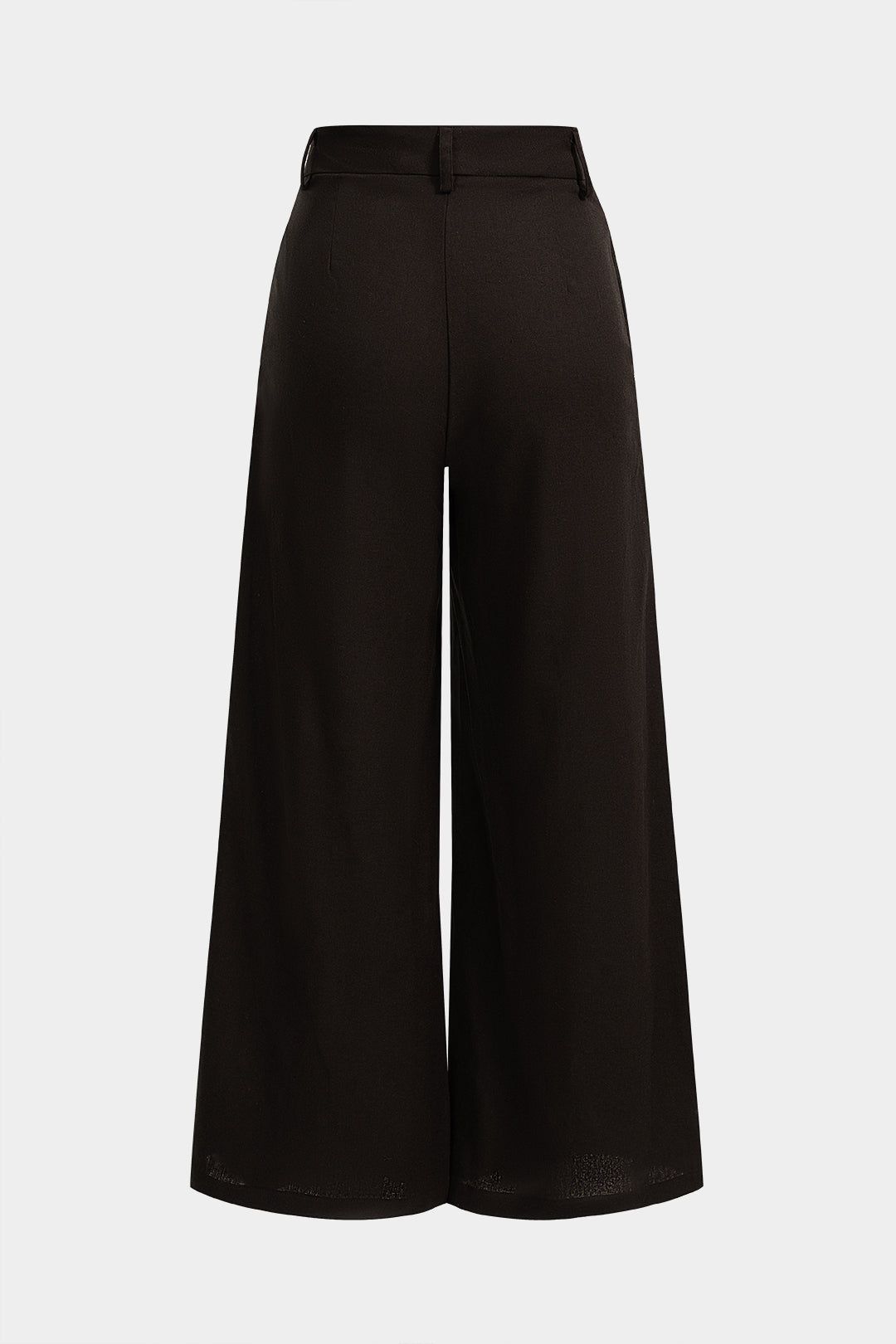 Luna - Effen broek met wijde pijpen