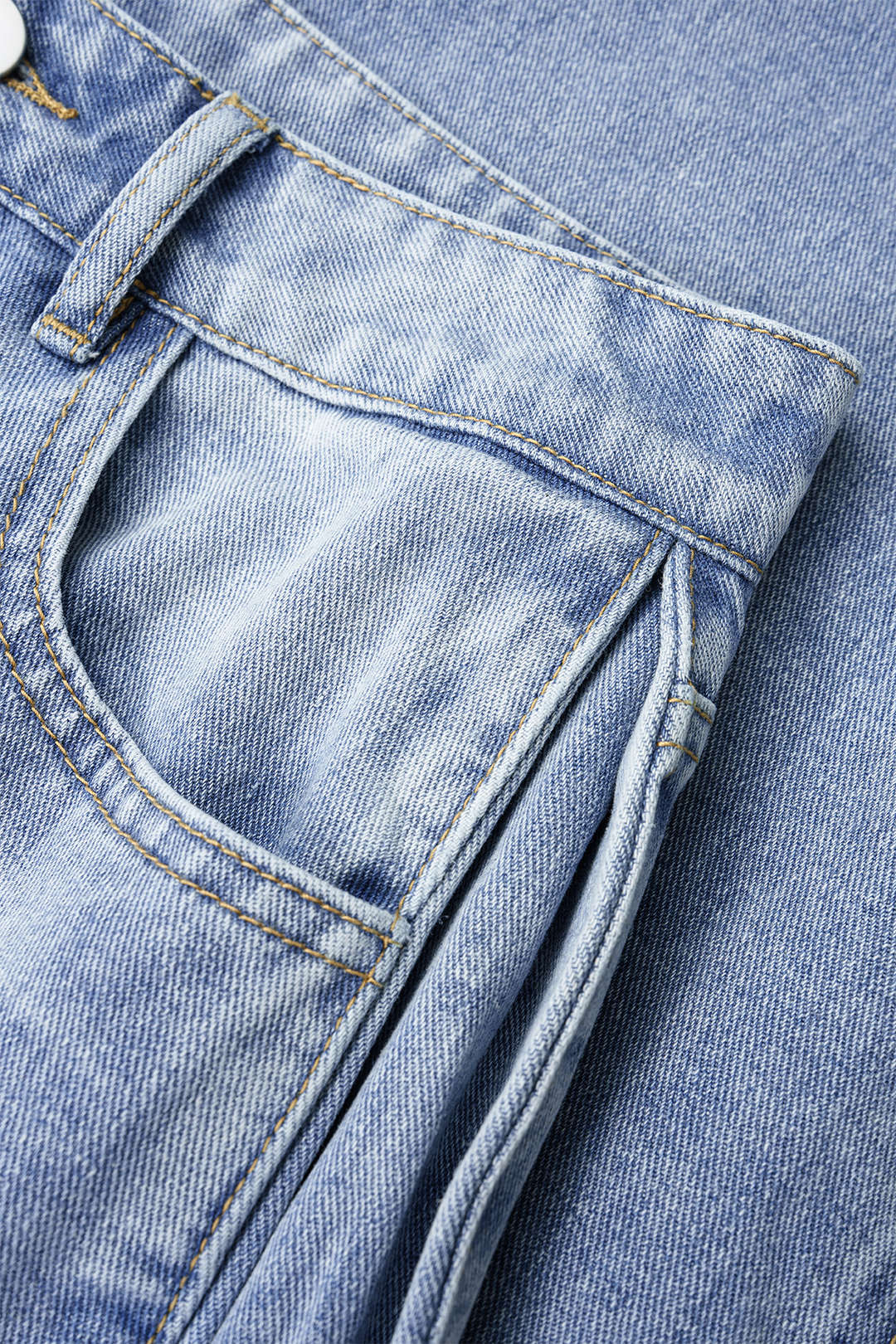 Maren - Jeans met zakken en rechte pijp