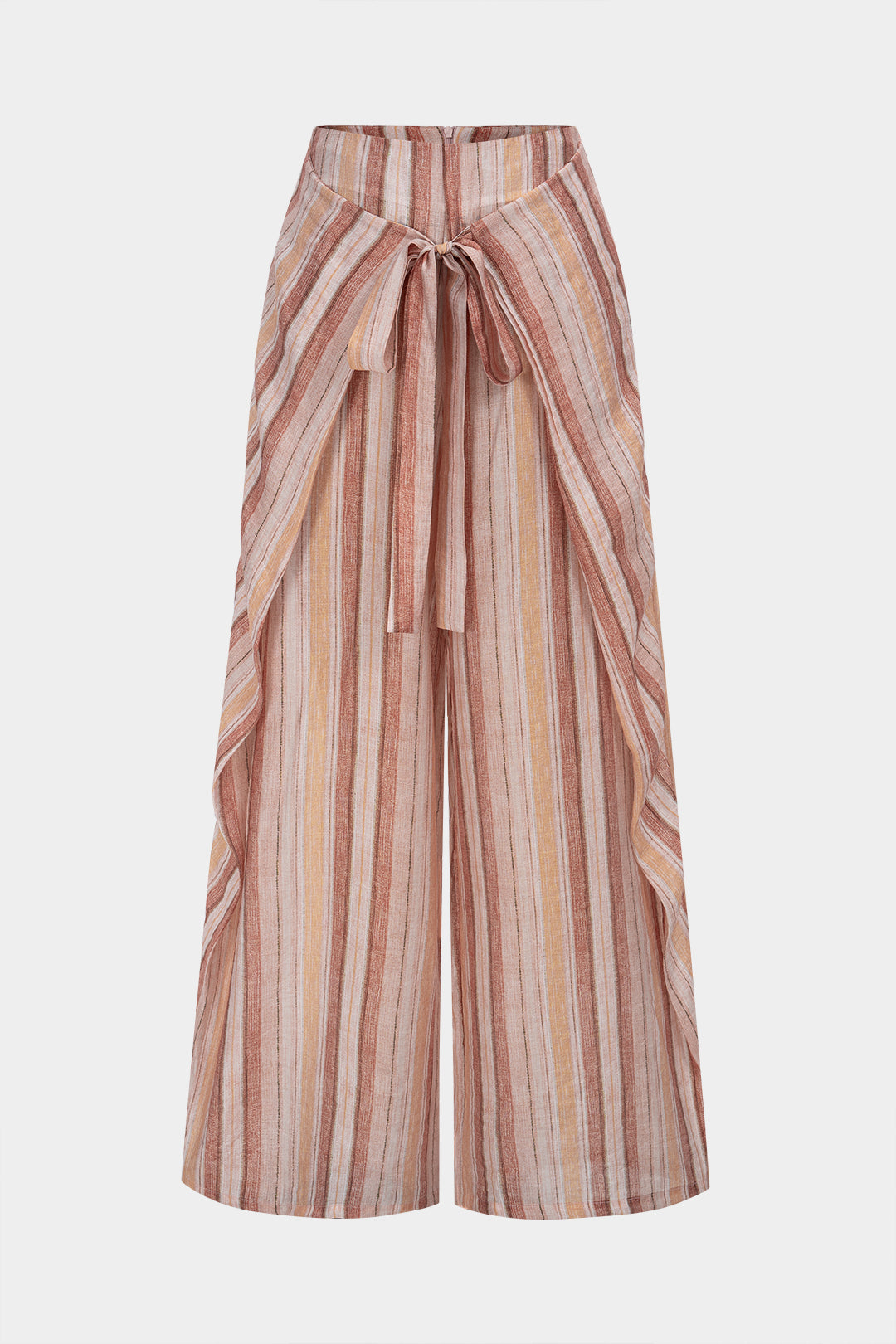 Noa - Gestreepte broek met wijde pijpen