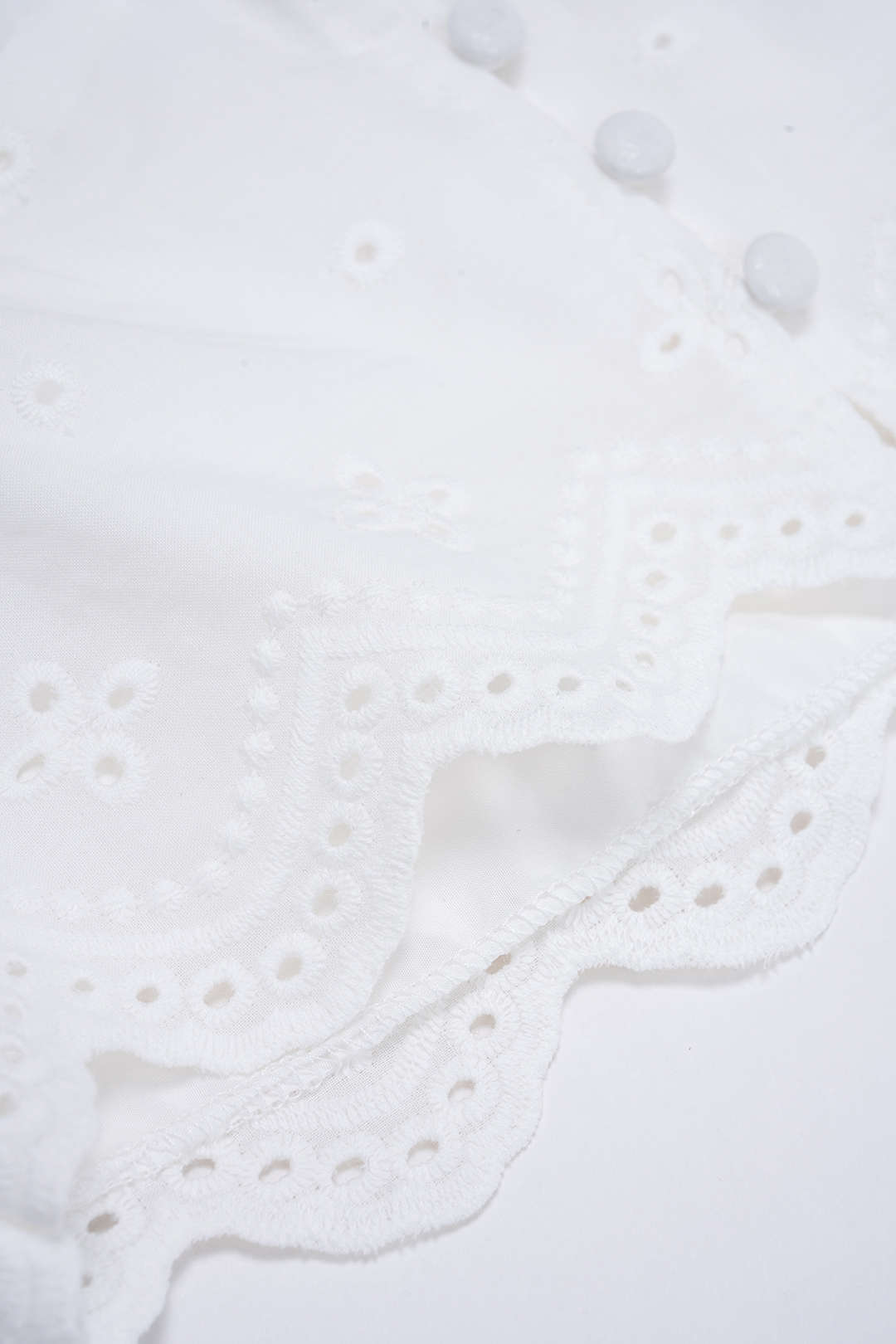 Tanktop met opengewerkt detail, halternek en borduursel