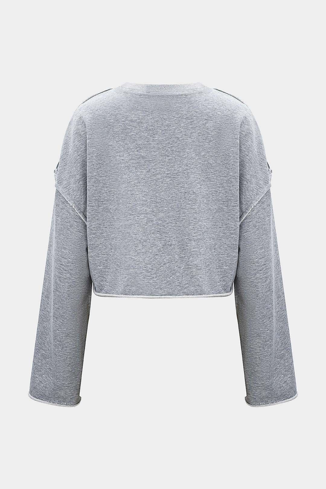 Effen sweater met getailleerde pasvorm