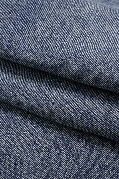 Denim Patchwork Barrel Jeans
