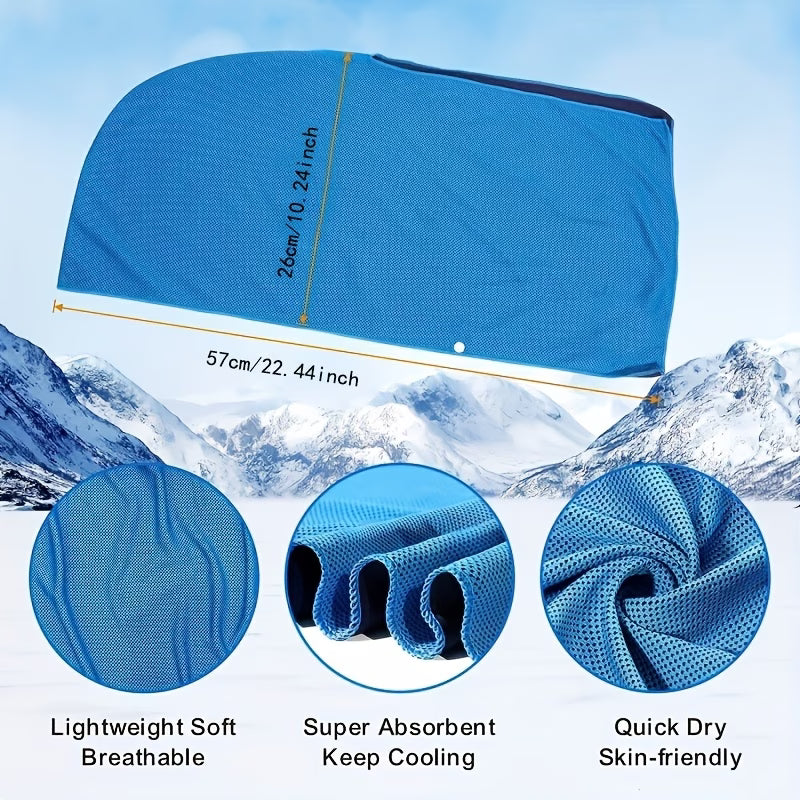 FrostFlex™ Koelhanddoek met capuchon - Blijf koel, waar je ook bent.