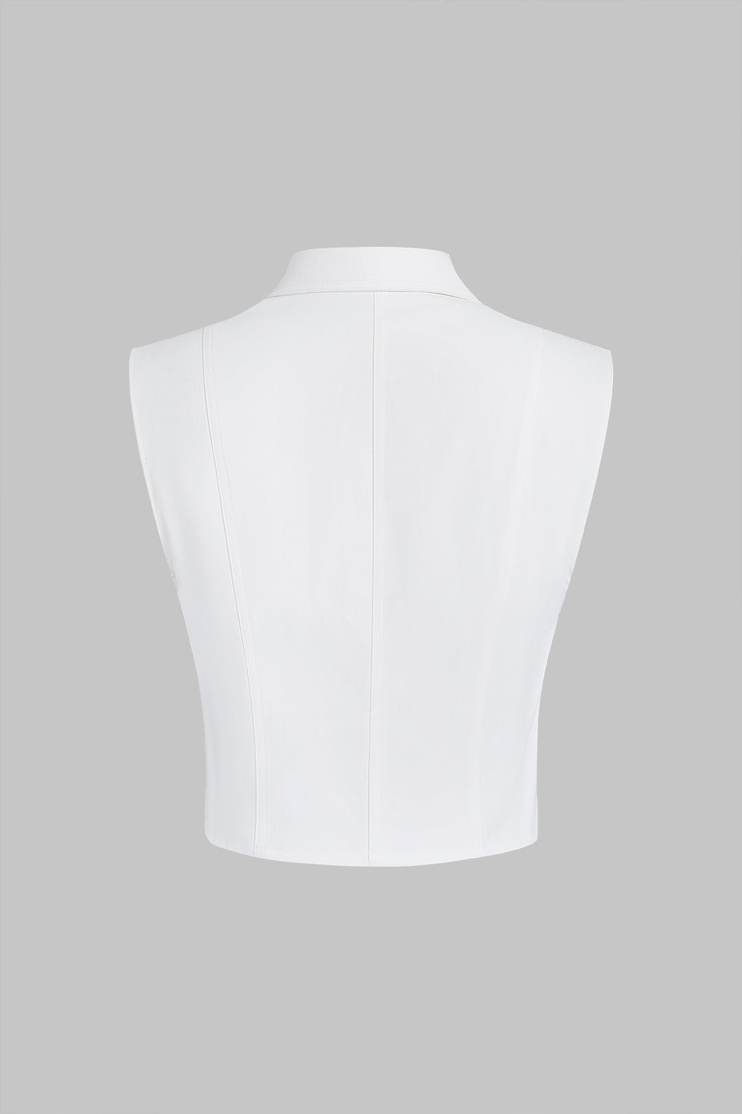 Metallic blouse met revers en knoopjes