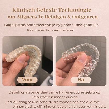 ZorgPod - Nr. 1 Tandarts-Goedgekeurde Ultrasone UVC-Reiniger