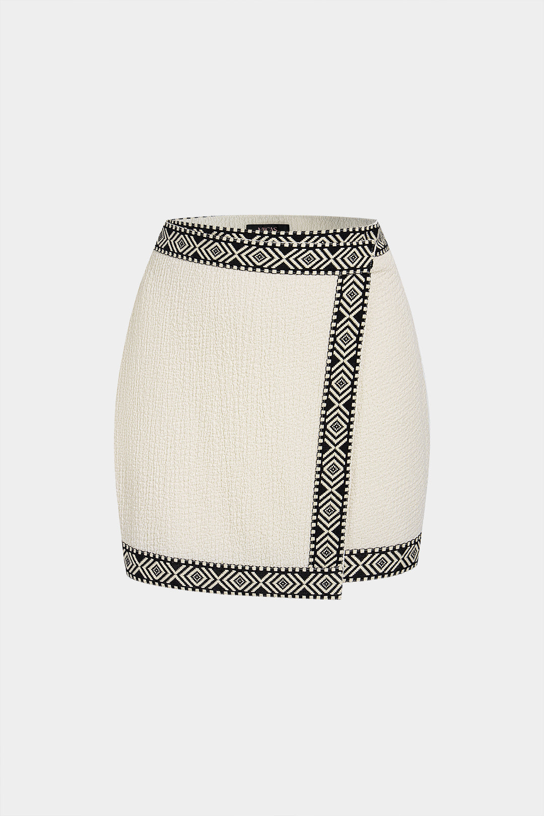Patchwork asymmetrische minirok