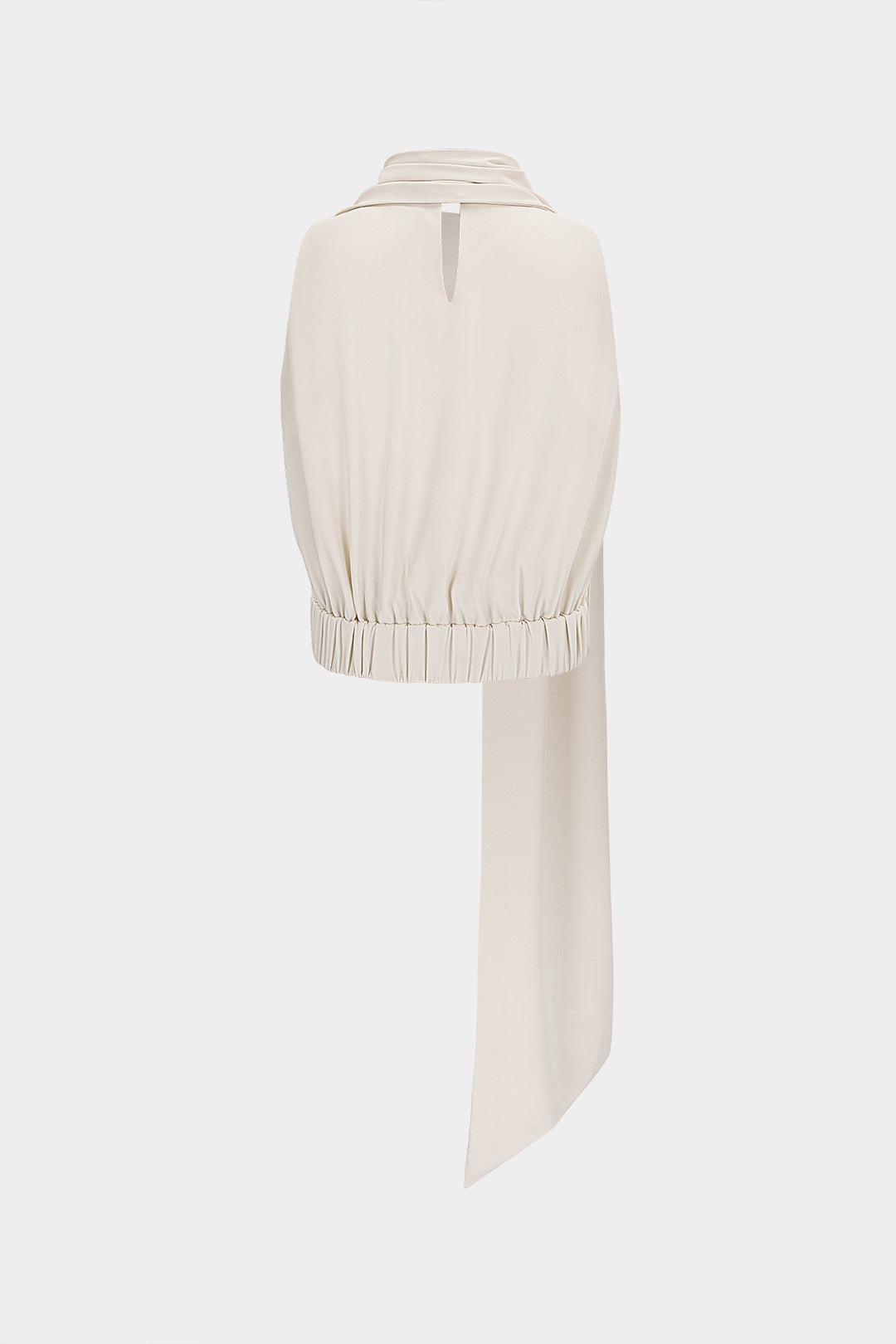Asymmetrische tanktop met strik
