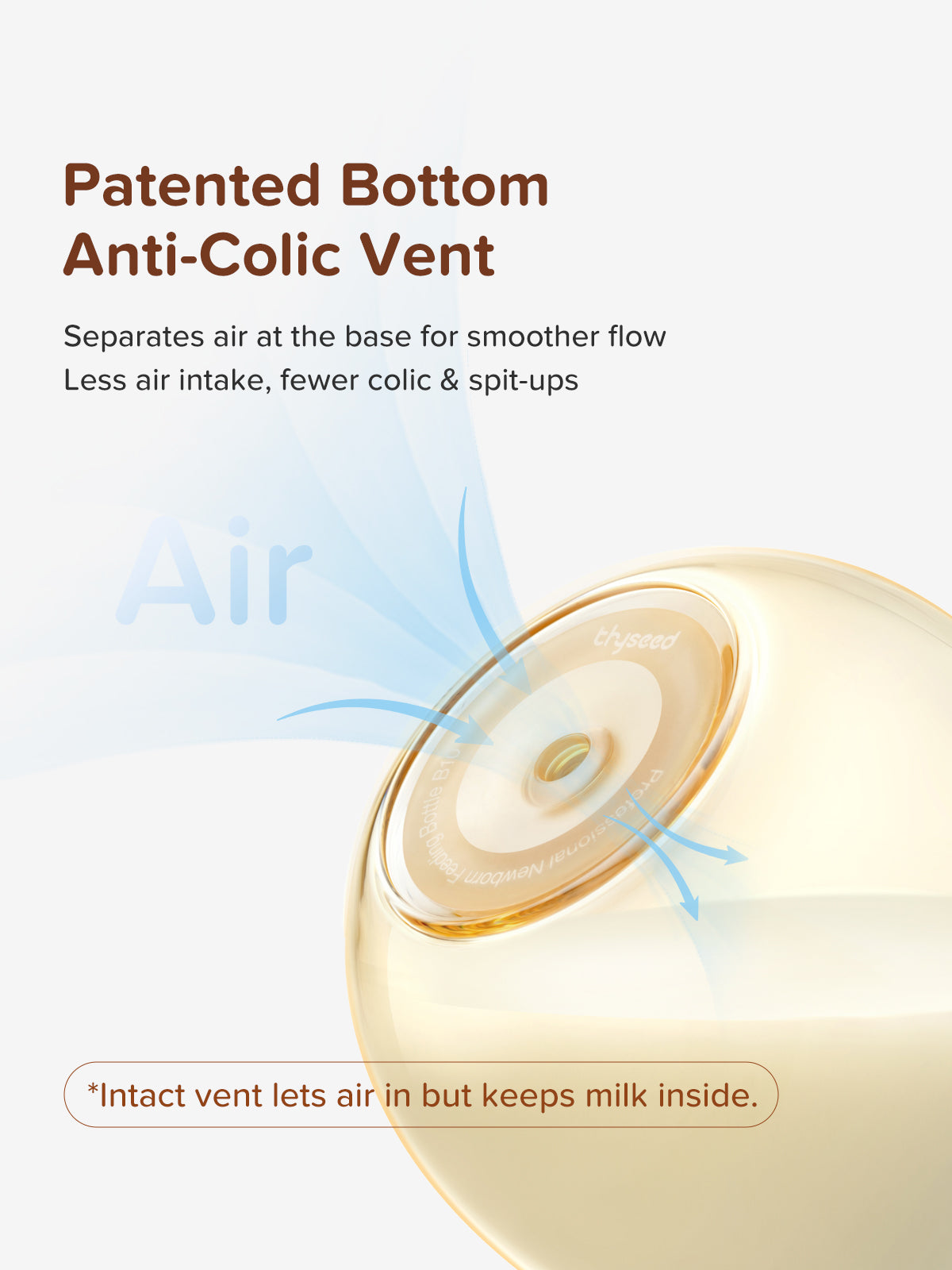 Thyseed PPSU natuurlijke anti-koliek babyfles